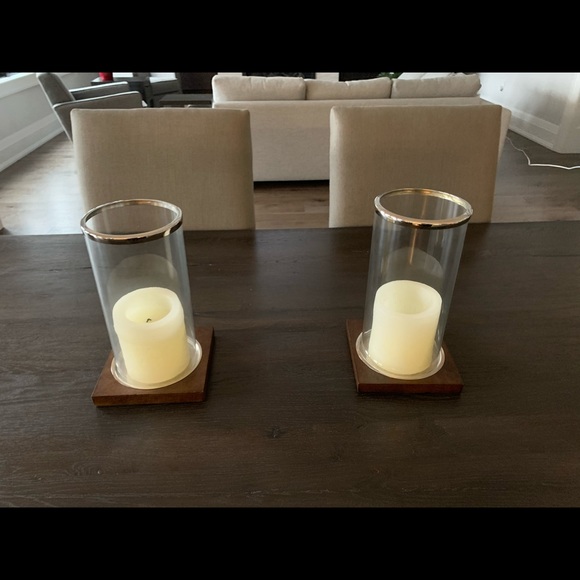 Pottery Barn Hurricane Candle Holders - Picture 2 of 3